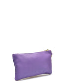Pochette Elsa in vera pelle Viola