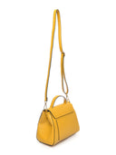 Borsa a mano Sofia in pelle naturale Senape