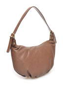 Borsa a mano Celestine in pelle naturale color cioccolato