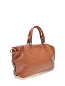 Borsa a mano Mangotti Milana, pelle naturale, Cognac