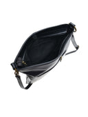 Borsa a tracolla Jacqueline in vera pelle nera