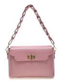 Borsa a tracolla Roberta M Gabriella in pelle naturale Rosa scuro