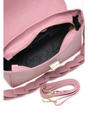 Borsa a mano Gabriella in pelle naturale Rosa scuro