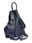 Anna Luchini Rucsac Jessica piele naturala Albastru