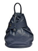 Anna Luchini Rucsac Jessica piele naturala Albastru