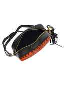 Borsa a tracolla Valeria in pelle naturale Arancione