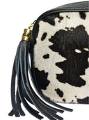Borsa a tracolla Valeria in pelle naturale stampa animalier