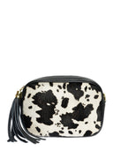 Borsa a tracolla Valeria in pelle naturale stampa animalier