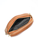 Borse Borsa a tracolla Camille in pelle naturale Cognac