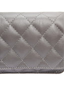 Borsa a tracolla Wanda, in vera pelle grigia