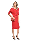 Borse Borsa a tracolla Wanda in pelle di papaya naturale