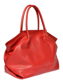 Borsa a mano Delphine in vera pelle Rossa