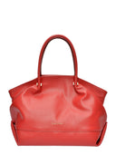 Borsa a mano Delphine in vera pelle Rossa