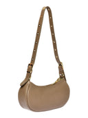 Borsa a tracolla Sorelia in pelle naturale color talpa