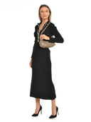 Borsa a tracolla Sorelia in pelle naturale color talpa