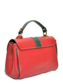 Borse Borsa a mano Yvette vera pelle Rosso