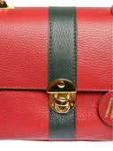 Borse Borsa a mano Yvette vera pelle Rosso