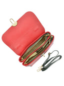 Borse Borsa a mano Yvette vera pelle Rosso