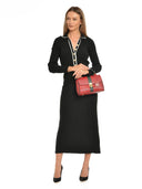 Borse Borsa a mano Yvette vera pelle Rosso