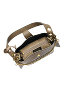 Borsa a mano Irina in pelle naturale color tortora