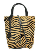 Isabella Rhea Geanta de mana  Fiona piele naturala -Animal print