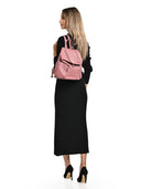 Luisa Vannini Rucsac Zuzanna piele naturala -Roz