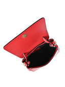 Borsa a mano Sofia in vera pelle Rossa