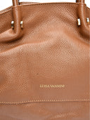 Borsa a mano Samantha in vera pelle Cognac