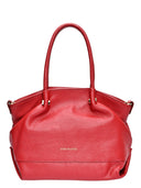 Borsa a mano Samantha in vera pelle Rossa