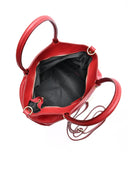 Borsa a mano Samantha in vera pelle Rossa