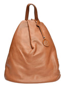 Zaino Neria in vera pelle Cognac