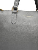 Borsa a mano Bettina, pelle naturale, grigio