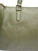 Borsa a mano Bettina in vera pelle VERDE MILITARE