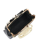 Borsa a tracolla Celina, pelle naturale, stampa animalier