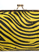 Borsa a tracolla Celina, pelle naturale, giallo