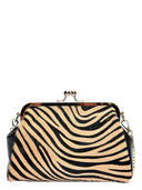 Borsa a tracolla Celina, in vera pelle marrone