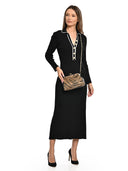 Borsa a tracolla Celina, in vera pelle marrone