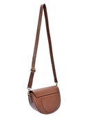 Borsa a tracolla Henriette, vera pelle marrone