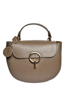 Borse Borsa a tracolla Ingrid in pelle naturale color talpa