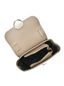 Borse Borsa a tracolla Ingrid in pelle naturale color talpa