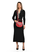 Borse Borsa a tracolla Ingrid vera pelle Rosso