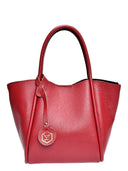 Borsa a mano Milena in vera pelle Rossa