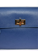 Borsa a mano Gabriella in pelle naturale blu