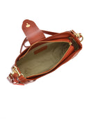 Borse Borsa a tracolla Nicole in pelle naturale Arancione