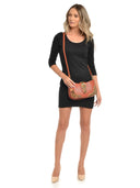 Borse Borsa a tracolla Nicole in pelle naturale Arancione