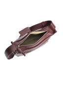 Borse Borsa a tracolla Codruta in pelle naturale, marrone scuro