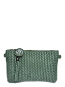 Borse Borsa a tracolla Velia in pelle naturale Verde