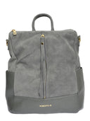 Zaino Narcisa grigio borse in vera pelle