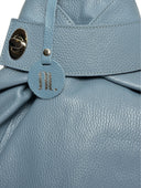 Anna Luchini Rucsac Jessica piele naturala Albastru deschis