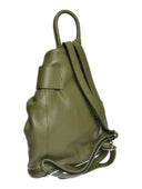 Anna Luchini Rucsac Jessica piele naturala Verde